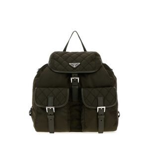 Prada Women Olive Geren Re-Nylon Backpack